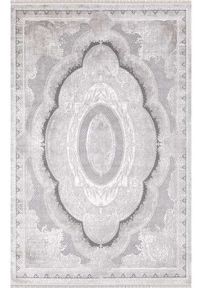 Merinos Halı Rodin 19774 096 Serisi Akrilik Salon Oturma Odası Halısı Gri