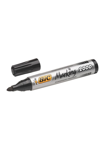 Bic Marker 2000 Yuvarlak Uç Koli Kalemi Siyah 12'li Kutu