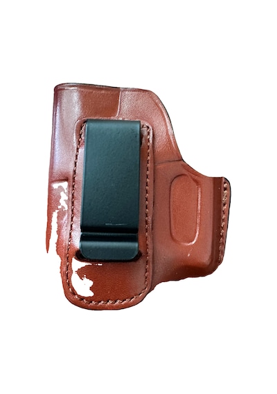 Rigor Universe El Yapımı Hakiki Deri Kemer Kılıfı Klipsli Kahverengi Sol El - Glock 43 43x Uyumlu