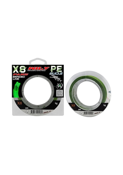 Wily Pars 8x İp Misina 0,06mm 100 Mt Yeşil Standart