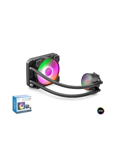 Nodar Nd2502 Sıvı Soğutma Fan 120 Argb 12cm Siyah