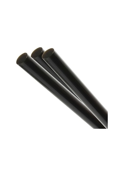 10 Adet. Siyah Silikon. 11 Mm. Sıcak Mum Silikon. Kalın Silikon.