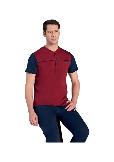 Over Sleep By Poleren Over Sleep 2353 Erkek Kısa Kol Büyük Beden Süprem Pijama Takım L-xl-xxl-3xl Bordo Over Sleep By Poleren Over Sleep 2353 Erkek Kısa Kol Büyük Beden Süprem Pijama Takım L-xl-xxl-3xl Bordo