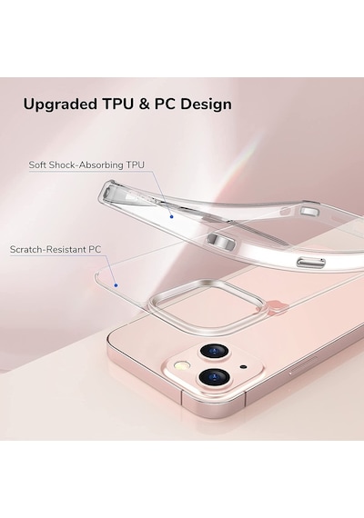 Apple Uyumlu iPhone 13 Mini Kilif Korumali Zirhli Seffaf Coss Silikon 473086539