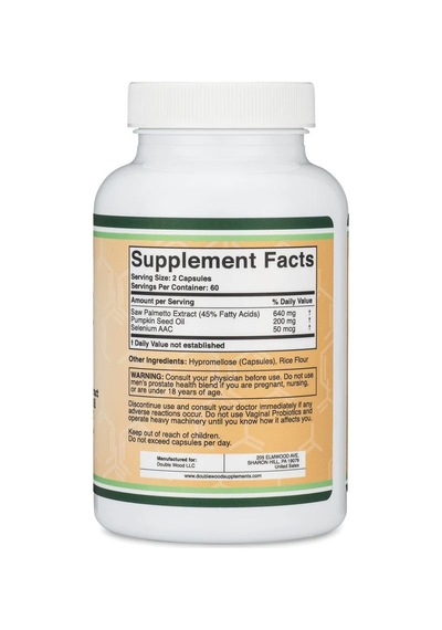 Double Wood Support Men's Health 120 Kapsül