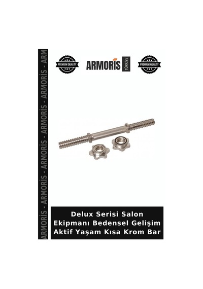 Delux Serisi Salon Ekipmanı Bedensel Gelişim Aktif Yaşam Kısa Krom Bar