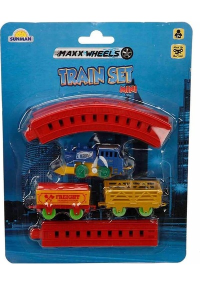 Kurmalı Raylı Mini Tren Seti 11  Parça