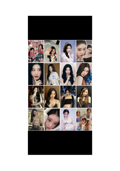 Chaeryeong Desenlı Tasarım 16' L Fotokart Seti