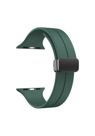 Apple Uyumlu  Watch Series 8 45 MM Kordon Ayalanabilir Mıknatıslı Mat Silikon Krd84