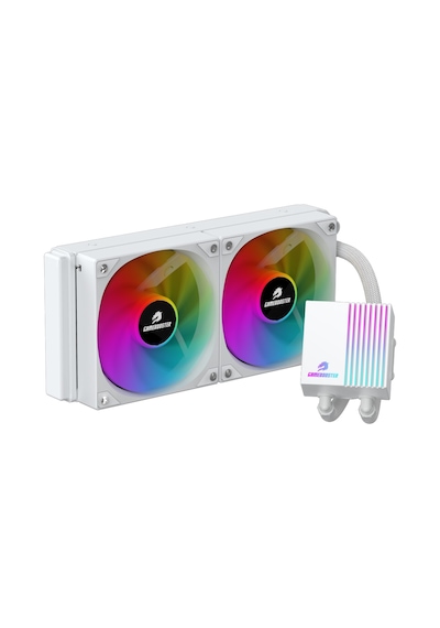 Gamebooster Prıme 240w Rgb 240mm Beyaz Islemci Sivi Sogutucu 240 MM