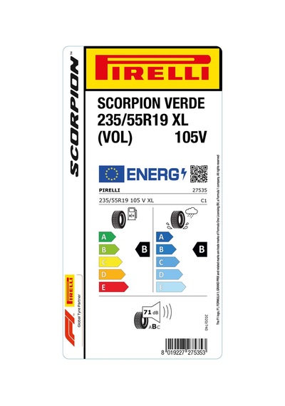 Pirelli 235/55R19 105V Xl Scorpıon Verde Vol Yaz Lastiği Lastigi 2026