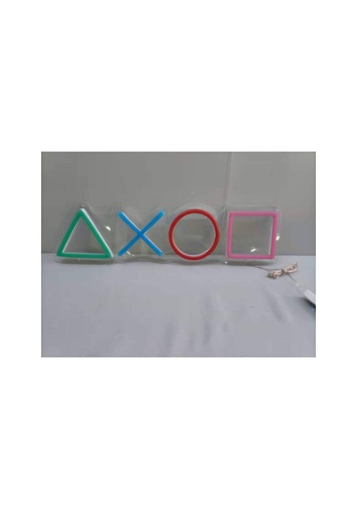 Playstation Neon Led Tabela, Neon Işık, Oyun Odası Neon Tabela, Neon Işıklar Standart