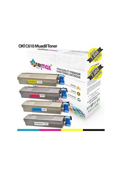 Oki C610Dtn Uyumlu Toner Takım