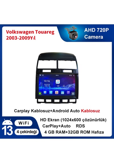 Volkswagen Touareg 2003-2009yıl Multimedya 4-32 Gb Navigasyon