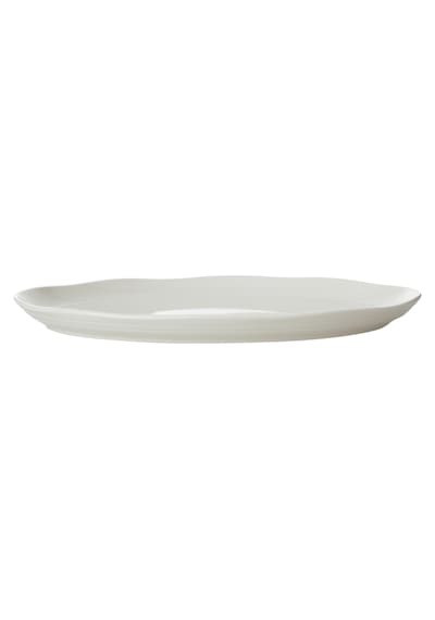 Mudo Home Aspendos Kayık Tabak 34cm Beyaz