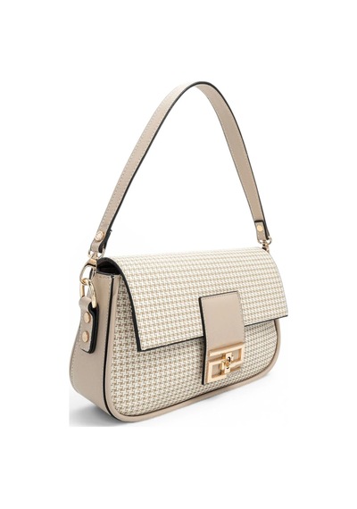 Silver & Polo Kadın Omuz & Çapraz Çantası Sp1179 Ekose-kum Beji