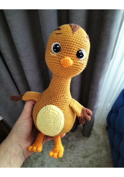 Katuriler Şirin Kuş El Yapımı Örme Oyuncak Amigurumi Dukakidstoys