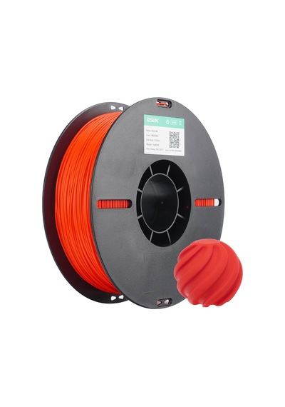 Esun Pla+hs Saf Kırmızı Rgb Kırmızı Filament 1.75mm 1kg Plastik Makara Hızlı