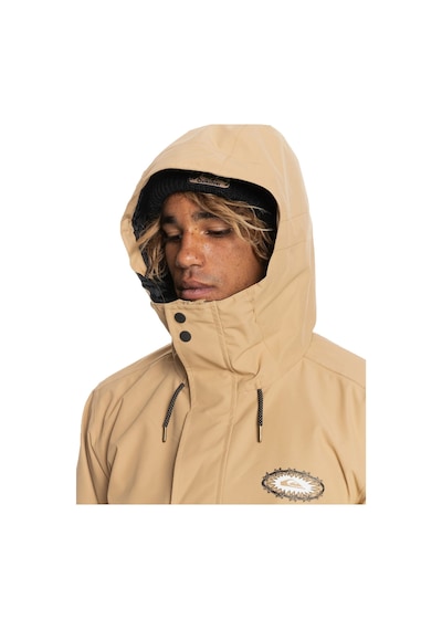Quıksılver Quiksilver Erkek Snowboard Ceketi In The Hood Kahverengi Cld0 Bej