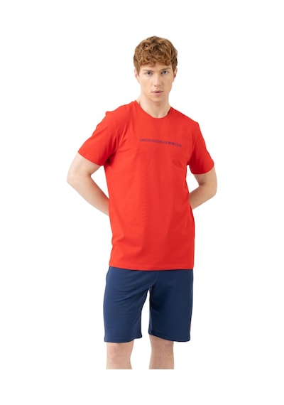 United Colors of Benetton Erkek T-shirt Ben.m21137 Kırmızı