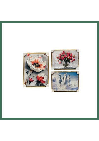 En-cag 50x70 Tablo Bss Çok Renkli