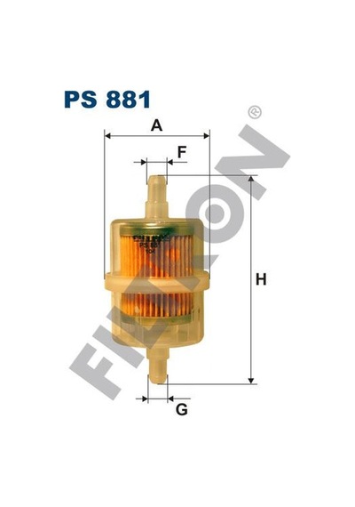 FILTRON PS881 Yakıt Filtresi Mazda 323 II (Bd) 1.1 54Hp 11/80-10/85