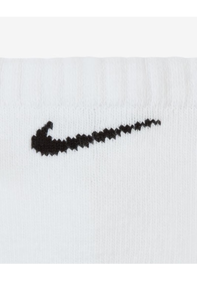 Nike Sx7673-100 Everyday Cushioned No-show Antrenman Çorapları 3 Çift Beyaz