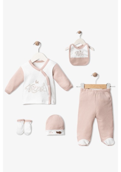 Baby Turp 5 Li Be Kind Lüx Zıbın Set 1-3 Ay Uni Kahverengi