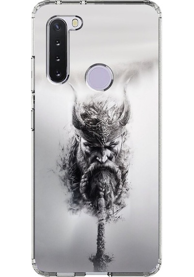 Samsung Galaxy A21 Uyumlu Şeffaf Kılıf Nordic 2 Tasarımlı