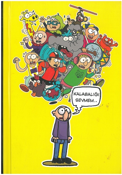 Paklon Tasarım Defter 80 Yap. Kareli Kalabalık A5 14x21 Çok Renkl