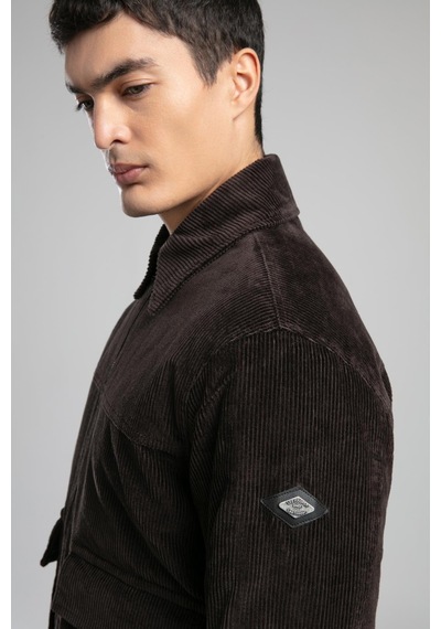 Lee Cooper Lonroy Erkek Kadife Ceket Kahverengi-21112 Kahverengi