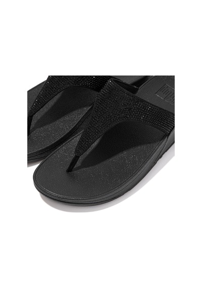 Roncato 090 All Black Terlik Kadın Diğer Ec5-090 /a94 Fitflop Lulu Crystal Toe-post Siyah