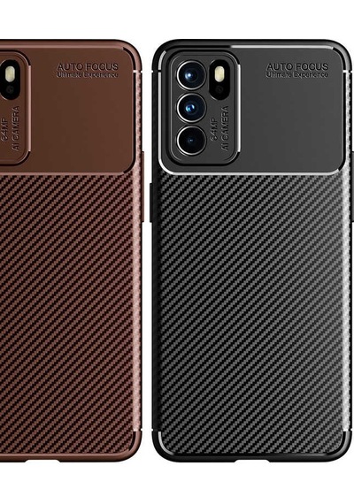 Oppo Reno 6 4g Kılıf Zore Negro Silikon Kapak Lacivert