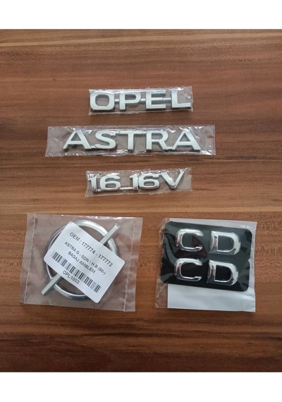 Opel Astra 1.616v Bagaj Yazısı Arka Bagaj Arması Cd Yazısı Astra Arka Arma Cd Kapı Yazısı