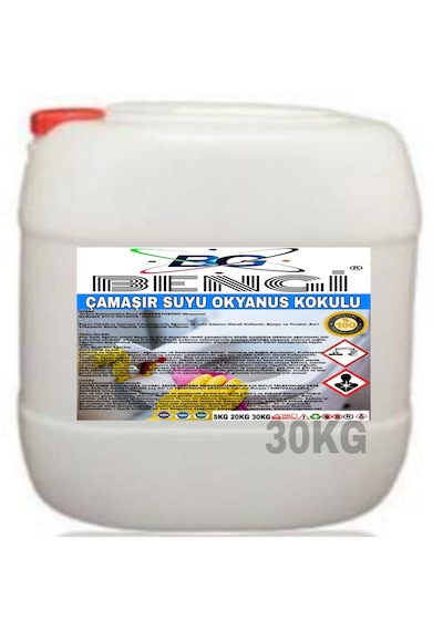 Çamaşır Suyu Okyanus Kokulu 30 Kg Tekli
