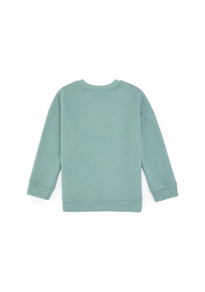 U.S. Polo Assn. Kız Çocuk Mint Bisiklet Yaka Şardonlu Sweatshirt 50317878-VR090