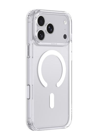 Apple iPhone 18 Pro Uyumlu Kılıf M-safe Şarj Özellikli Raptic Air Clear Serisi Airbagli Kapak Şeffaf