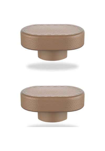 Bakalit Soft Dokulu Tencere Tepesi ( 2 adet ) Cappuccino