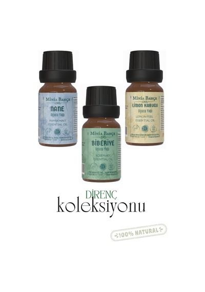Nane Yağı 10ml, Limon Kabuğu Yağı 10ml, Biberiye Yağı 10ml 10 ML