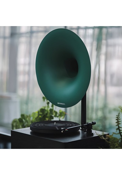 Fennessy İ5 Bluetooth Hoparlörlü 110w Hi-fi Retro Pikap Plakçalar Turntable, Yeşil