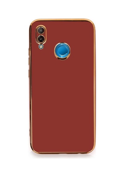 Huawei P20 Lite Uyumlu Kılıf Volet Silikon - Kırmızı