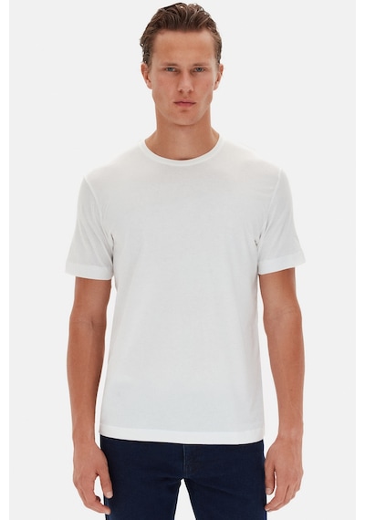 D's Damat Ds Damat Comfort Ekru Bisiklet Yaka %100 Pamuk T-shirt 6hc14ort02006 Ekru