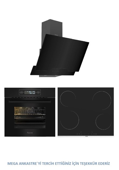 Ferre Luxury Serisi 11002 - MS261 - D063 Mega Ankastre Set