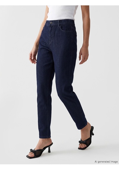 Lcw Grace Mavi Straight Fit Kadın Jean Pantolon