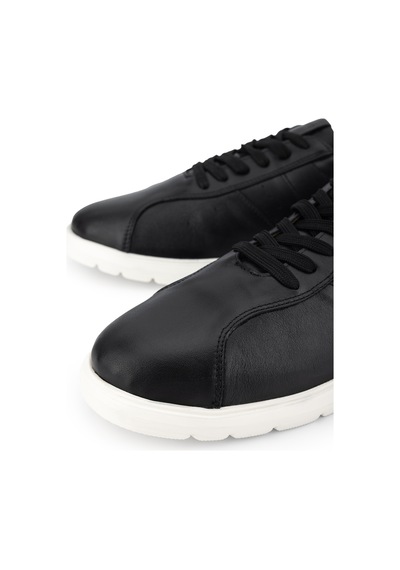 Tamer Tanca Erkek Hakiki Deri Siyah Sneakers & Spor Ayakkabı 1206 2025 Erk Ayk Y26 Sıyah Dr