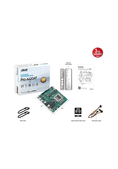 Asus Pro A620at- Csm Ddr5 Hdmı-dp Pcıe 4.0 Am5 Matx Kurumsal Anakart-222311