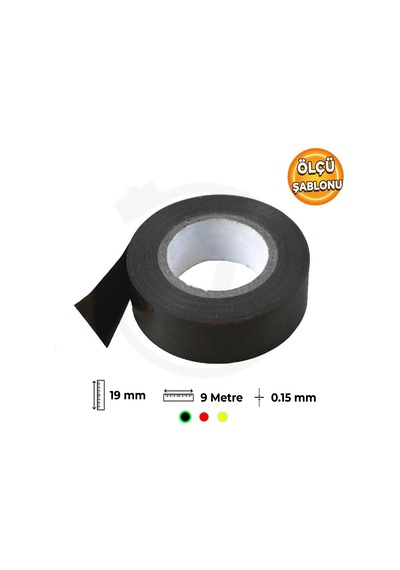 4 Parça Kablo Etiketleme Ve İzolasyon Seti: 3'lü Elektrik Bandı + Kontrol Kalemi