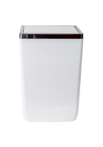 Kapaklı Kova, Plastik/çelik, 6 Lt, 175 X 175 X 260 Mm, Beyaz 10l Siyah