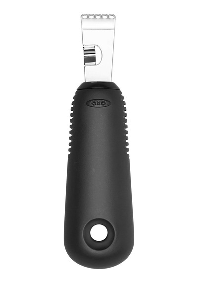 Oxo - Good Grips Soyma Bıçaklı Limon Rendesi Ve Limon Kabuğu Soyma Aleti, Siyah Diğer