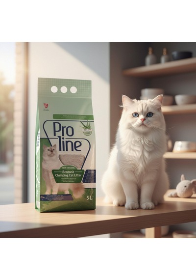 Prolıne Bentonıt Kedı Kumu 5 Lt Aloevera Kokulu